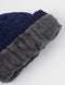 Gorro tejido con estructuras