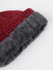 Gorro tejido con estructuras