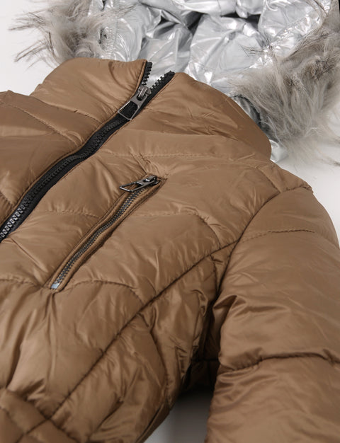 Campera largo medio con capucha