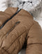 Campera largo medio con capucha