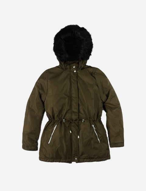 Campera con capucha para dama