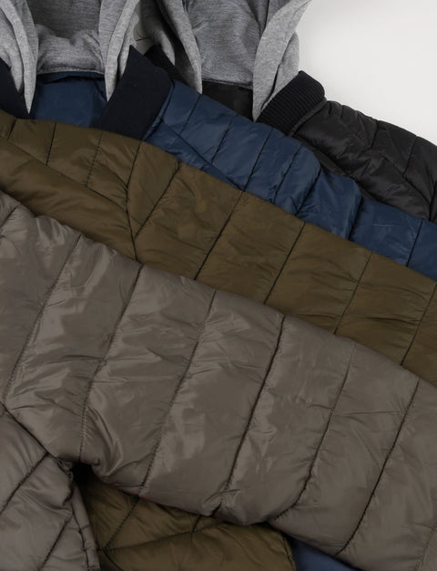 Campera capitoneada para hombre