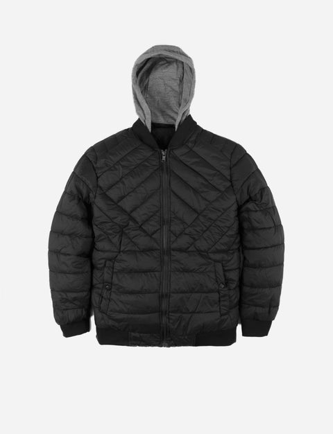 Campera capitoneada para hombre