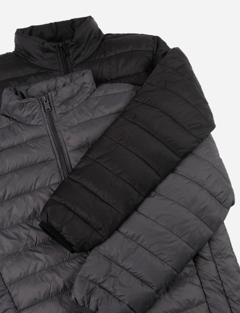 Campera capitoneada para hombre