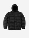 Campera capitoneada con capucha