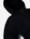 Campera capitoneada con capucha y broches