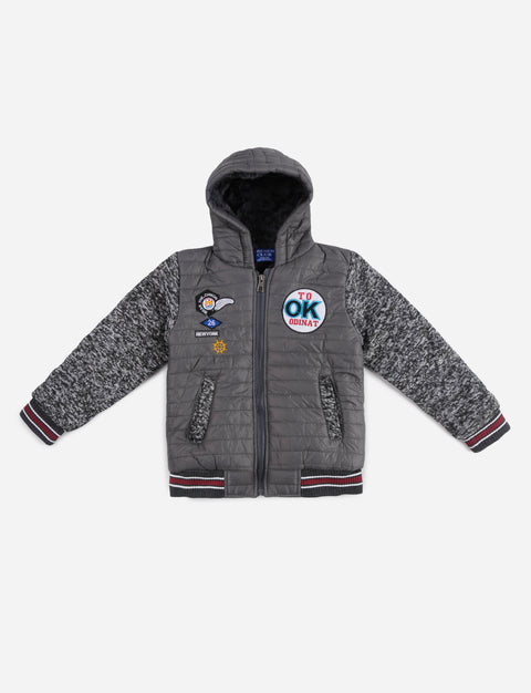 Campera combinada para niño