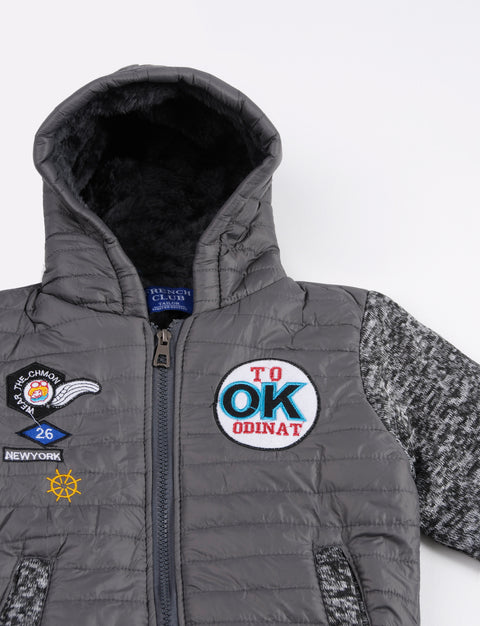 Campera combinada para niño