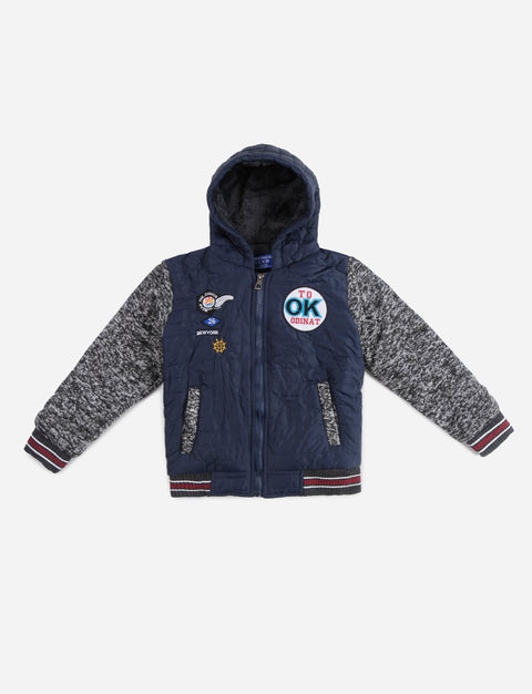 Campera combinada para niño