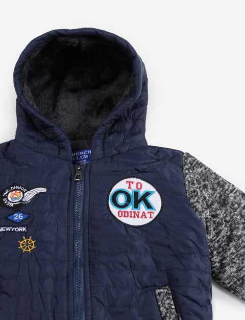 Campera combinada para niño