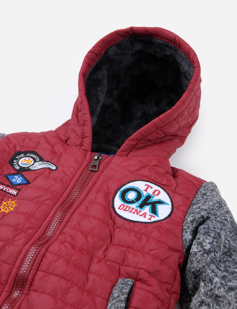 Campera combinada para niño