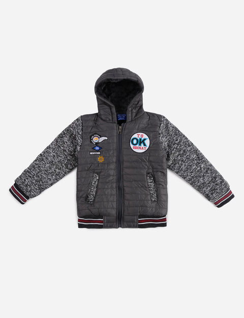 Campera combinada para niño
