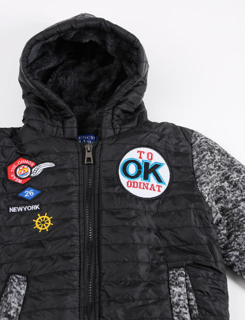 Campera combinada para niño