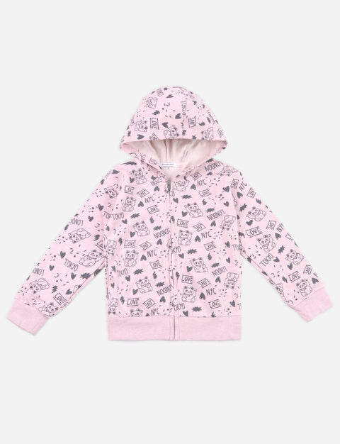 Campera de niña con cierre