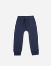 Pantalon con cintura y puño en rib