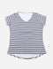 T-shirt escote en V
