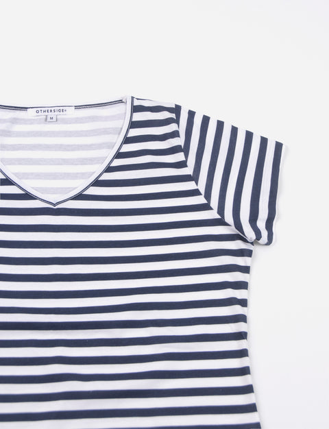 T-shirt escote en V