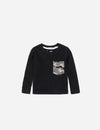 T-shirt manga larga