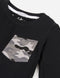 T-shirt manga larga