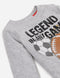 T-shirt manga larga