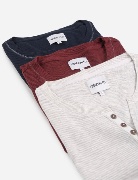 T-shirt con media cartera de botones