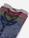 T-shirt media cartera de botones